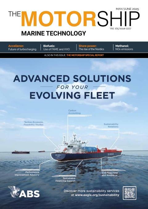 The Motorship Cover May-June 2025