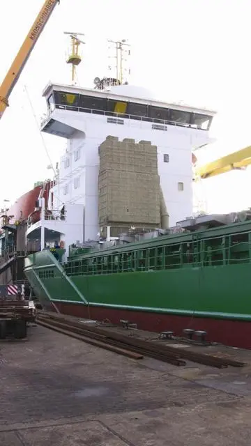 Couple Systems' dry scrubber unit onboard the Timbus