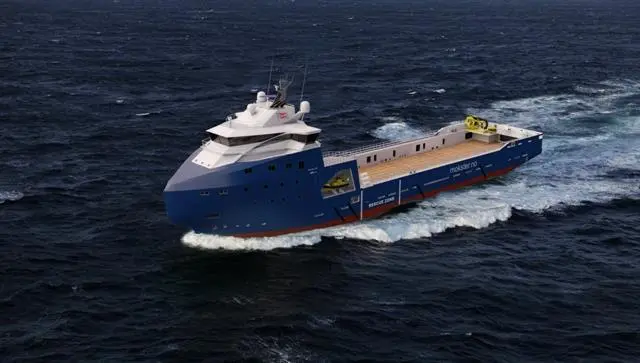 Computer generated image of the PSV ordered by Simon Møkster