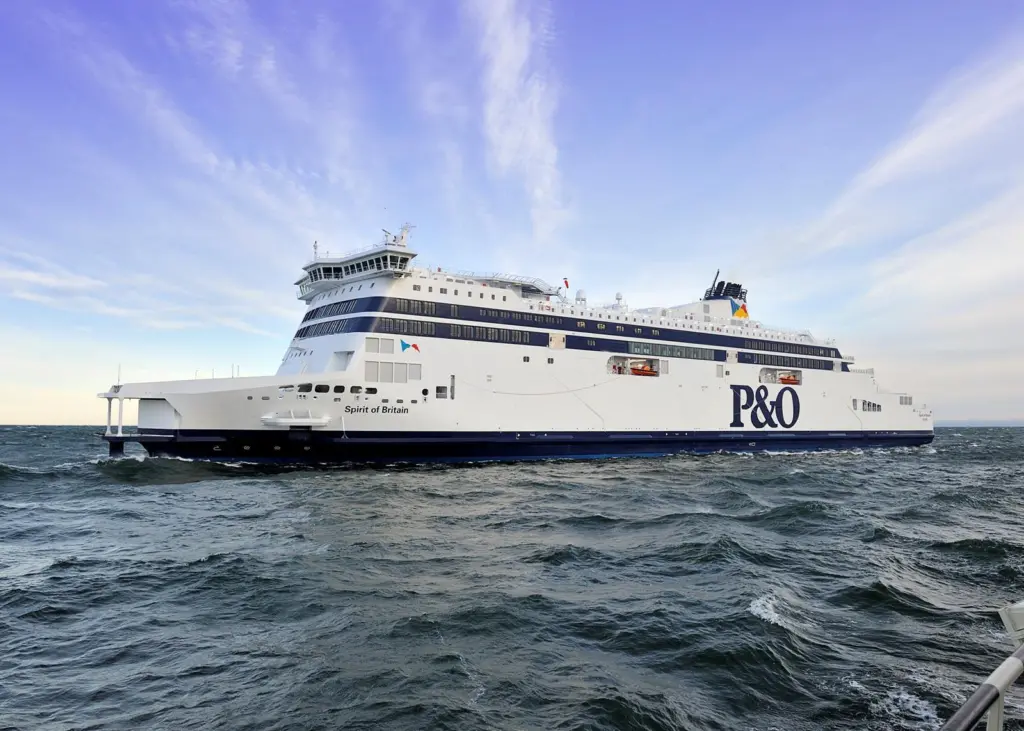 The new P&O ropax ferry ‘Spirit of Britain’