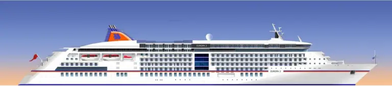 Artist impression of the cruise ship ‘Europa 2’