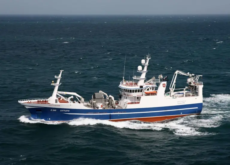 The original 2006-built 'Cattleya' - powered, like its successor by a MAN medium speed propulsion package