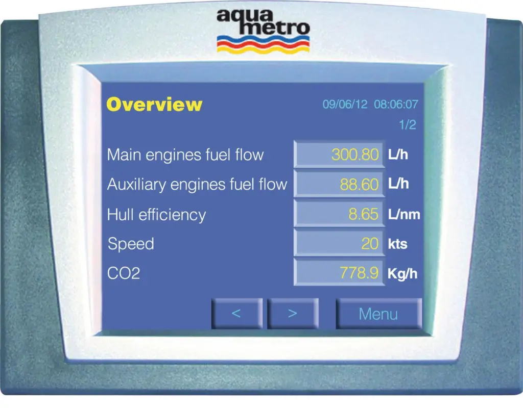 CFM-T central PLC showing real time data