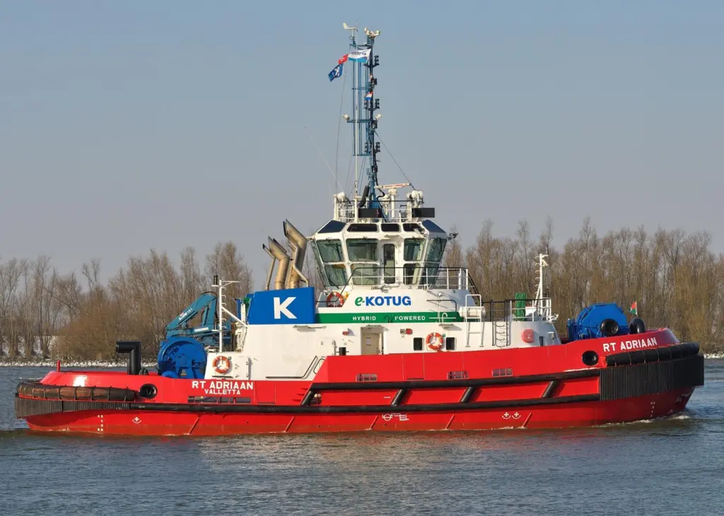 Kotug tug ‘RT Adriaan’ soon to re-enter service with a hybrid propulsion plant