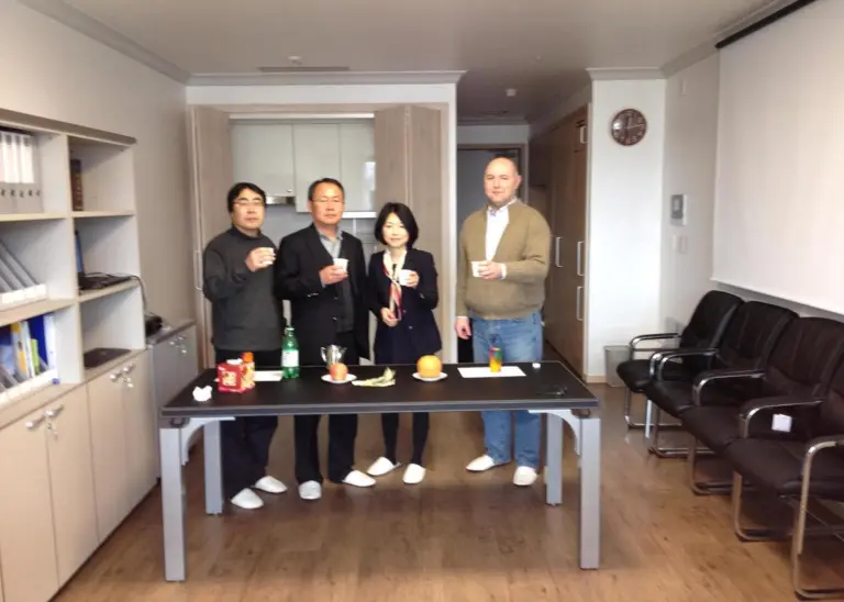 Mesab has established a Korean presence: left to right, GS Lee, executive director technical, IJ Choi, managing director, YA Kim, manager sales support, and Anders Sjöström, CEO of ME Solutions