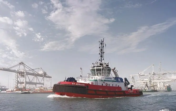The E-KOTUG is Europe’s first hybrid tugboat
