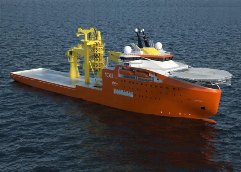 STX has secured an order for a 156.7m long subsea construction vessel, to be built in Romania and completed in Norway