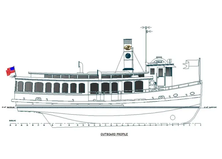The ‘Mary Musgrove’ is styled on a century old steam driven riverboat