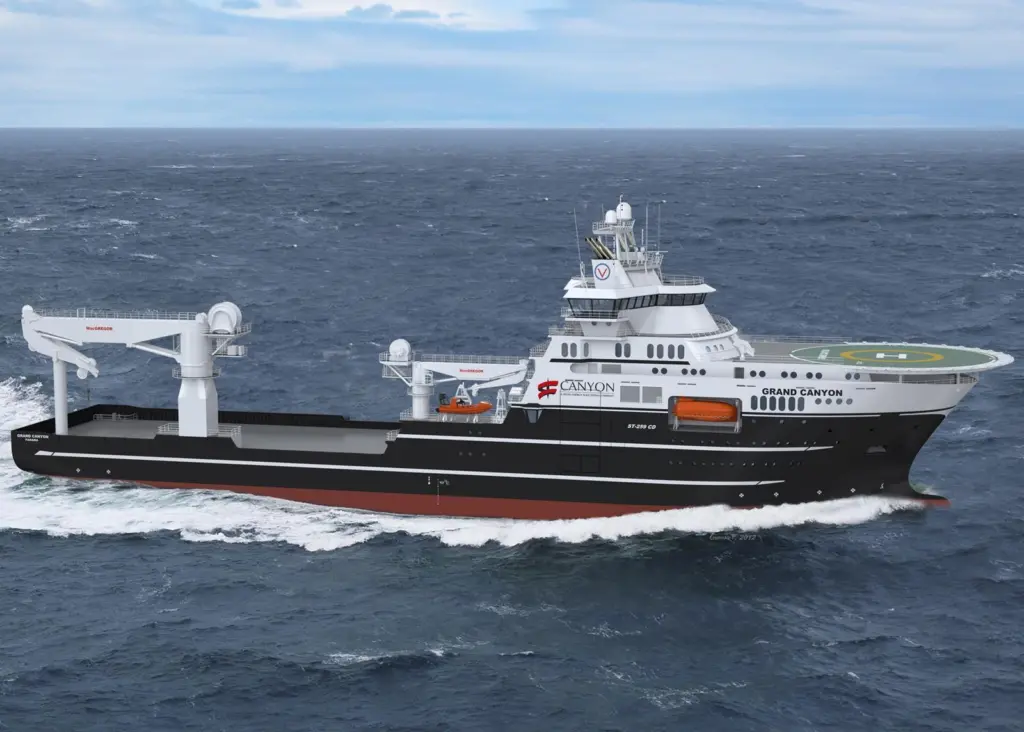 Volstad’s OCV ’Grand Canyon’, for which NES has supplied what is claimed to be the world’s largest low voltage diesel electric plant.