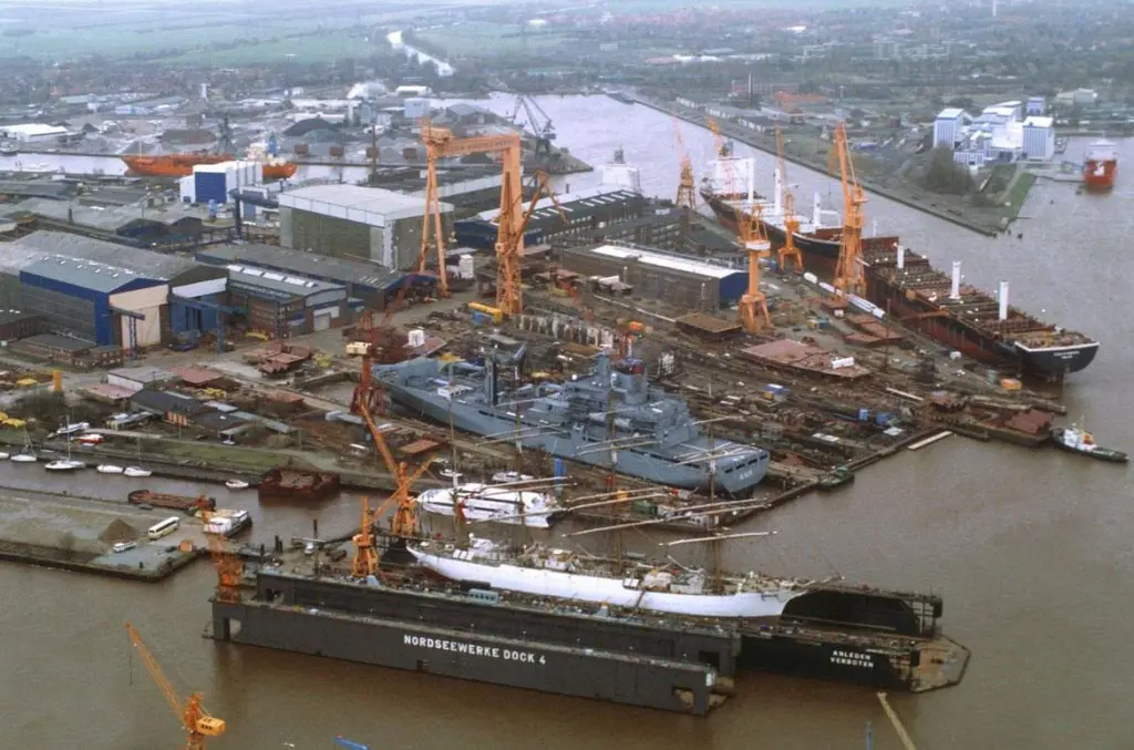 Nordseewerke when it used to build ships