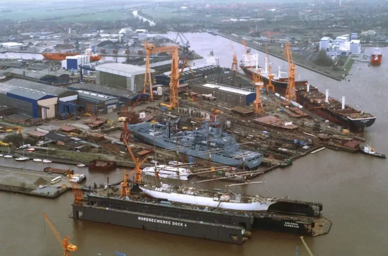 Nordseewerke when it used to build ships