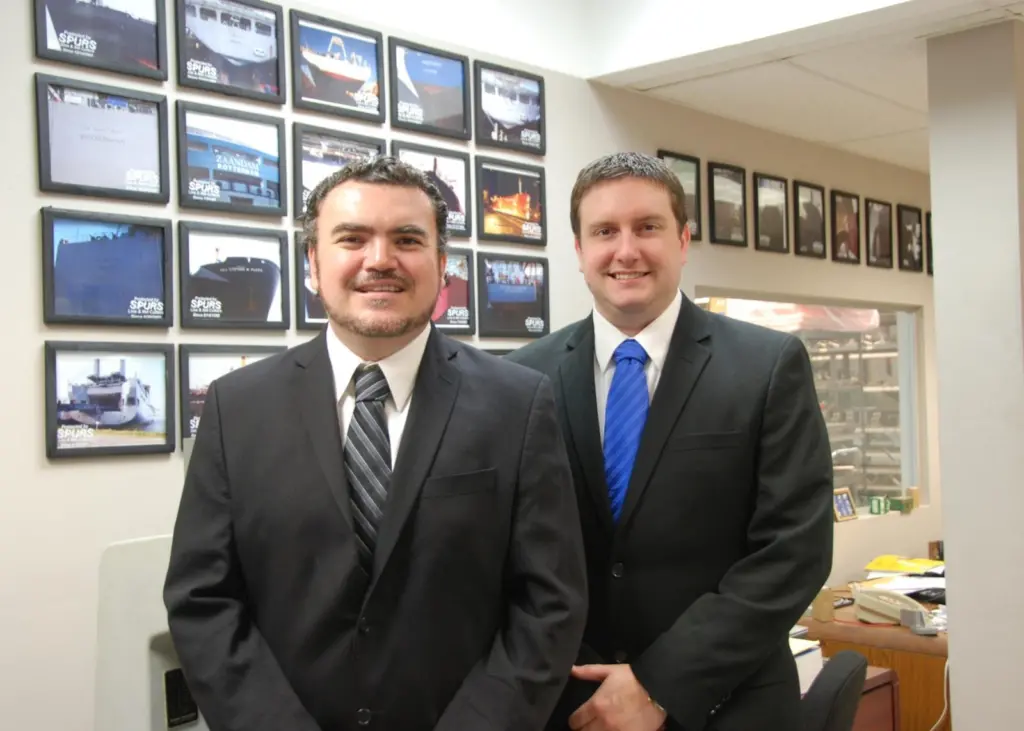 Pablo Sosa and Chris Jones, new owners of Spurs Marine