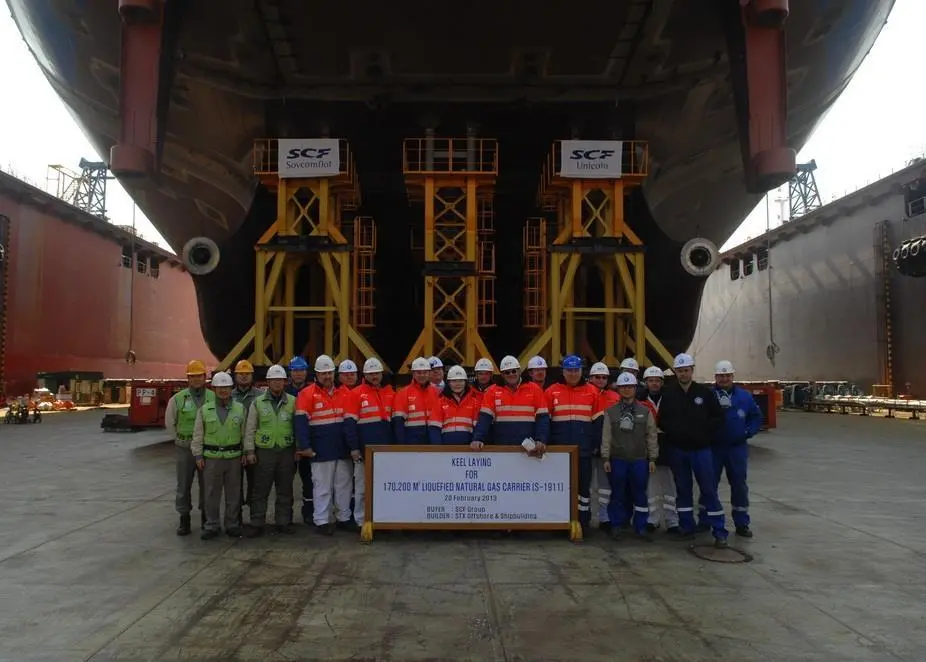 The keel laying ceremony for the 'SCF Pskov' took place recently