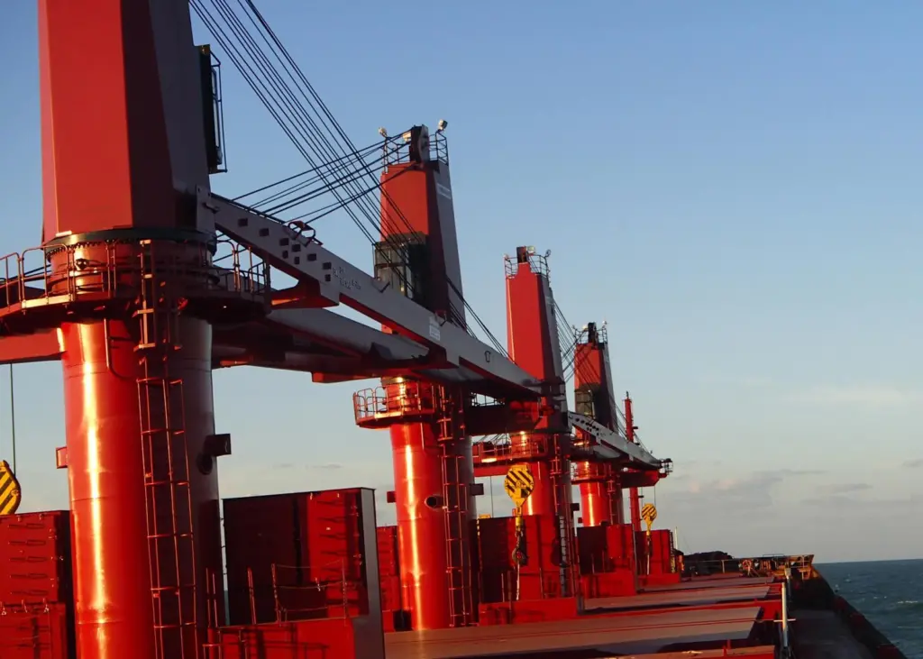 The order package includes MacGregor VDF electric cranes, claimed to save up to 35% of energy