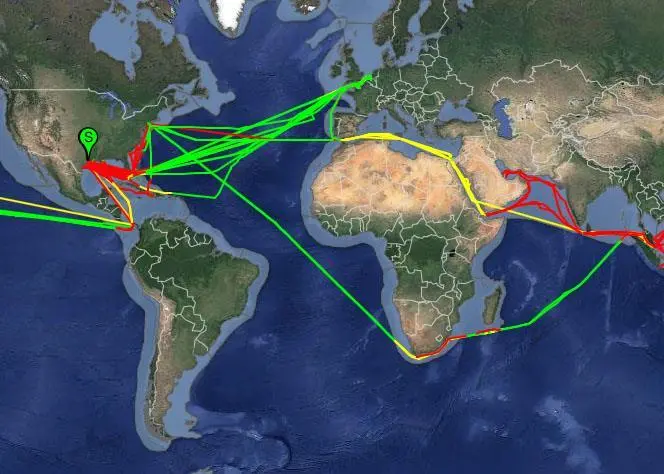 Intertrac records vessel and historical voyage data in order to calculate fouling risk and advise on the most cost-effective antifouling plan