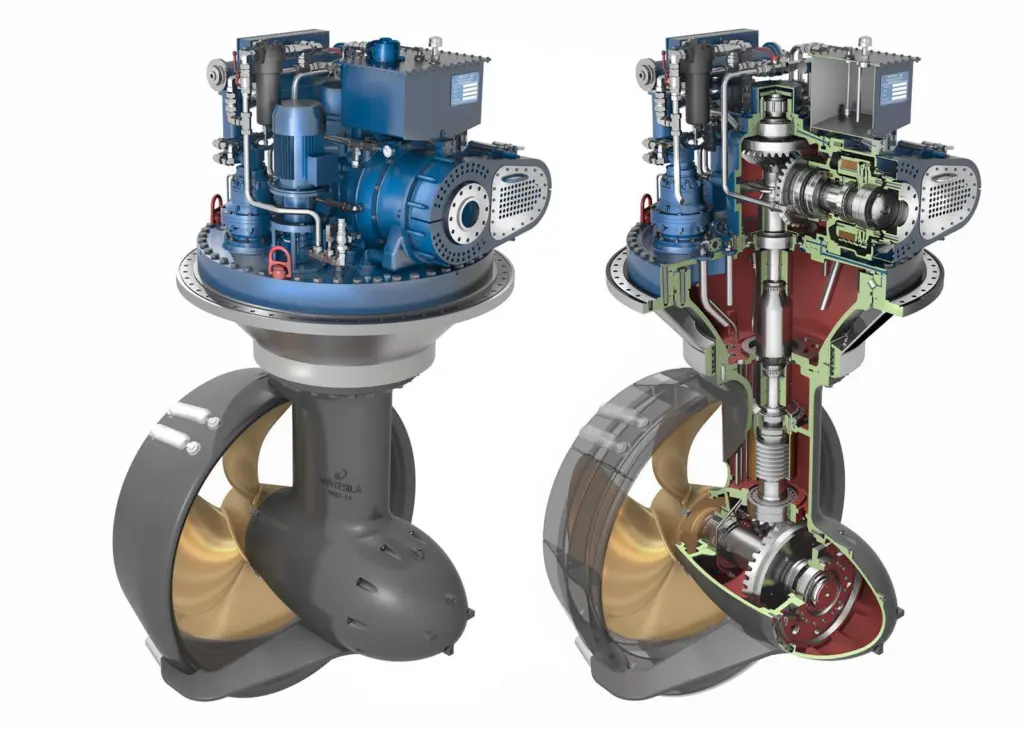 Illustration of the Wärtsilä WST-14 thruster