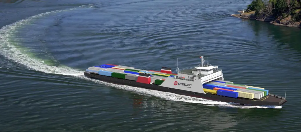 The two new Seaspan hybrid ferries will replace aging vessels and reduce greenhouse gas emissions significantly
