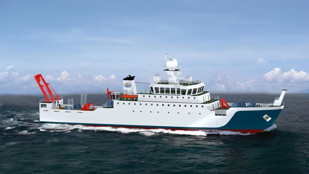 The new vessel is the first fisheries research vessel to use the proven Voith Schneider Propeller (VSP) concept