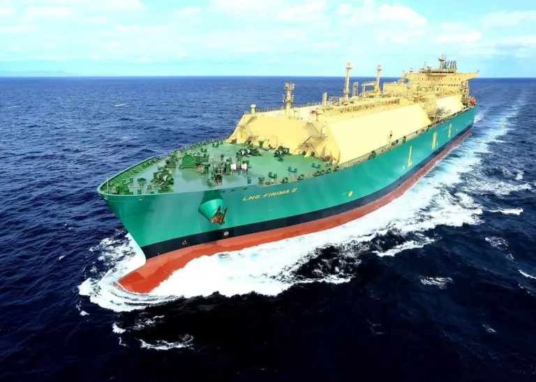 LNG Finima II is equipped with five Wärtsilä 50DF engines
