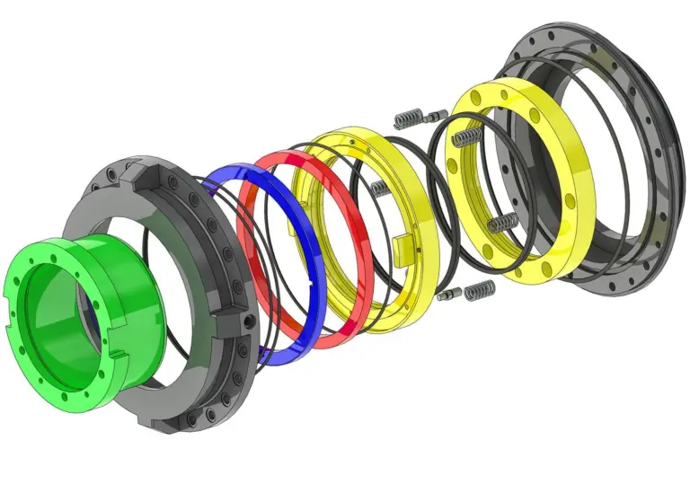 The Ecoseal T and TS for thrusters and azipod units features a double-barrier design to minimise oil leakage