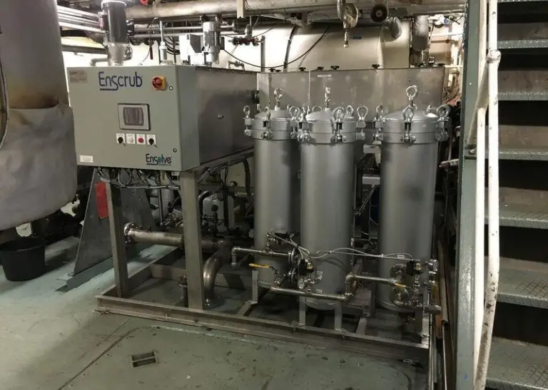 Successful sea trial of the EnScrub have been completed on a vessel operating in the Baltic Region