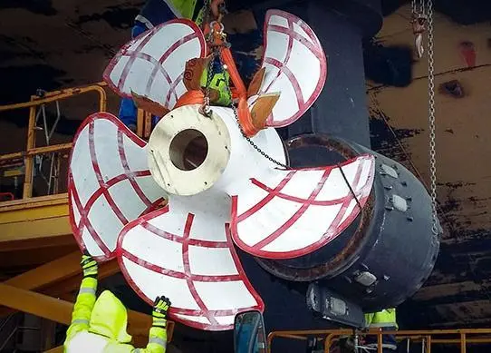 Finnish propeller manufacturer TEVO has developed a cost-effective bronze alternative to steel ice-class propellers