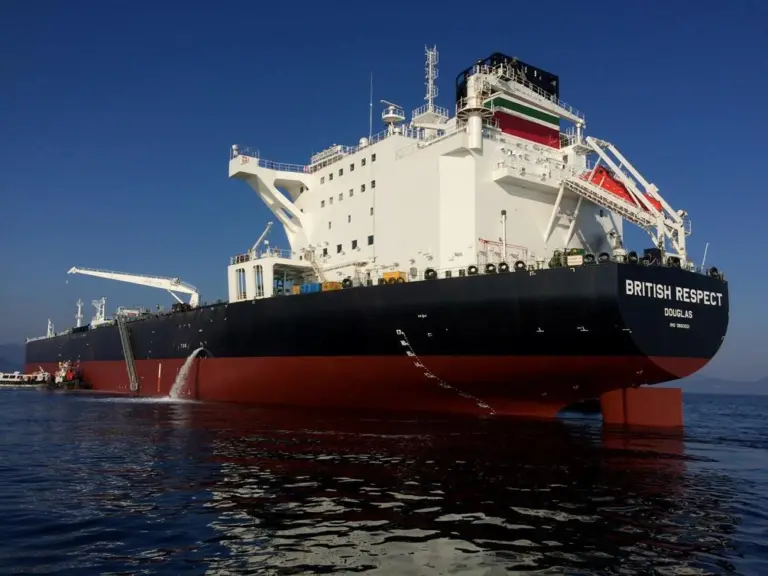 Series-opener: The first of the STX-built aframax class, ‘British Respect’