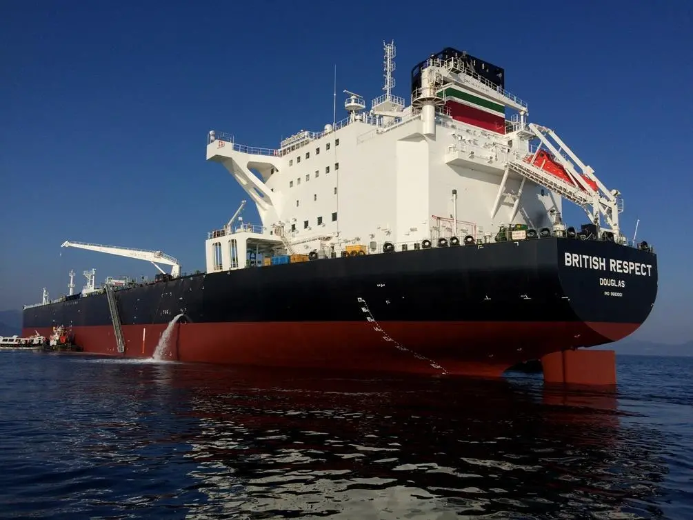 Series-opener: The first of the STX-built aframax class, ‘British Respect’