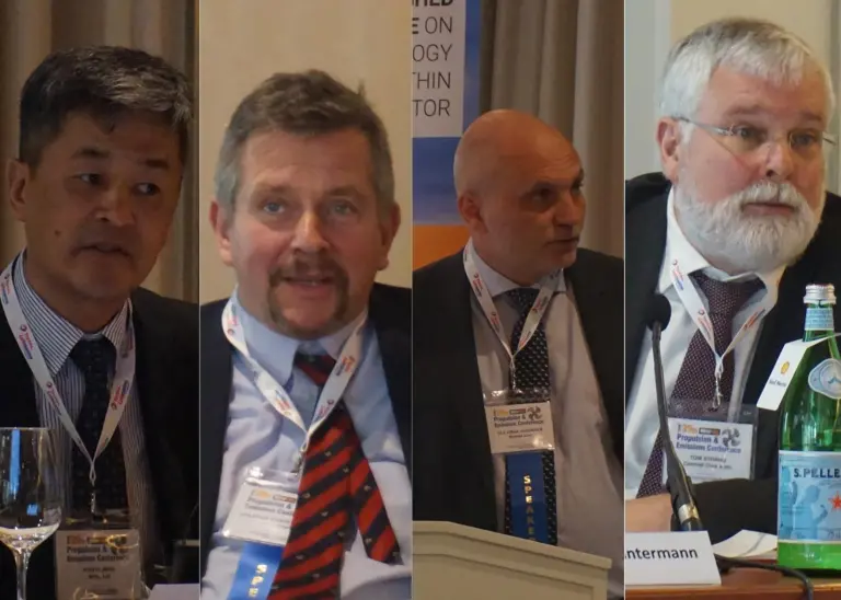 An opening panel featuring Mitsui OSK Lines (Kenta Arai), Hapag-Lloyd (Wolfram Guntermann), Maersk Line (Ole Graa Jakobsen) and Carnival Corp (Tom Strang) epitomised strong ship owner and operator involvement