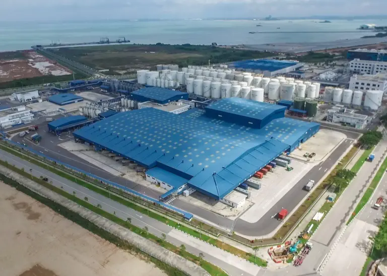 Shell's new plant will be a production hub for products that will be shipped to more than 40 countries