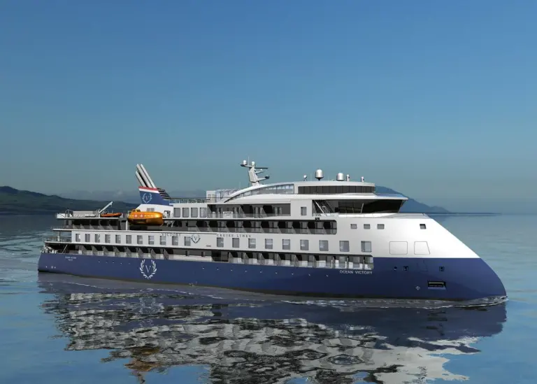 'Ocean Victory' is the third in series of INFINITY-class series of expedition cruise vessel designed by Ulstein for SunStone Ships Photo: Ulstein