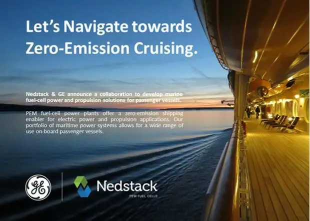 GE and Nedstack are hoping to power cruise ships using hydrogen cells Photo: GE