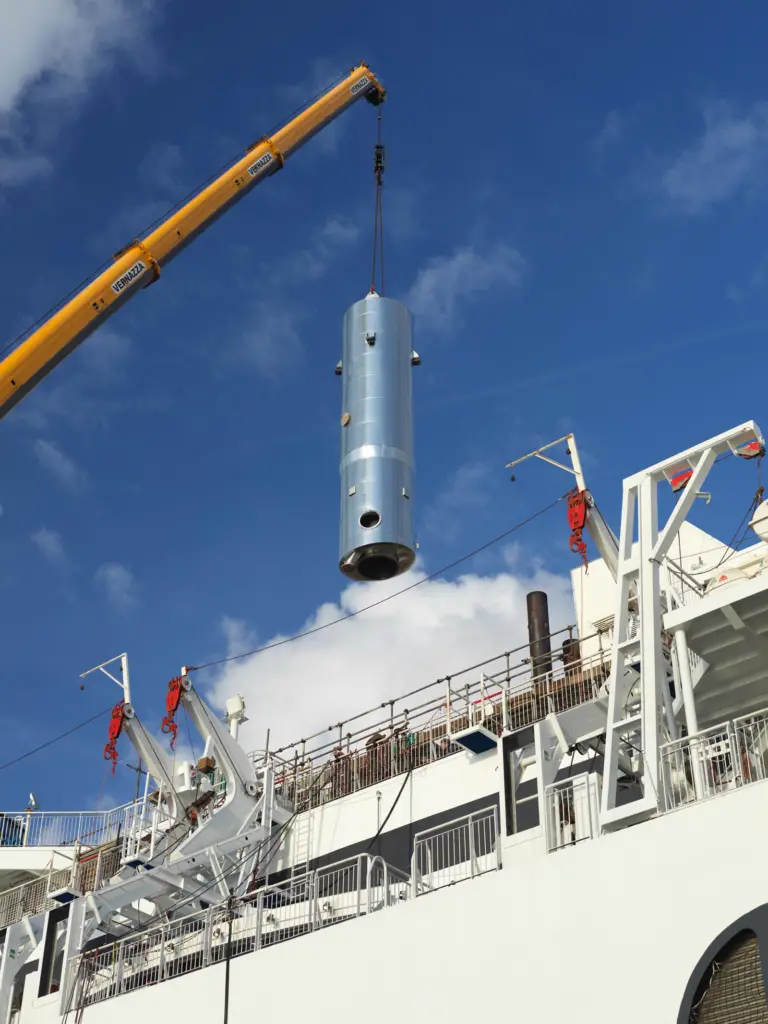 A DeSOx tower installation (credit: EcoSpray)