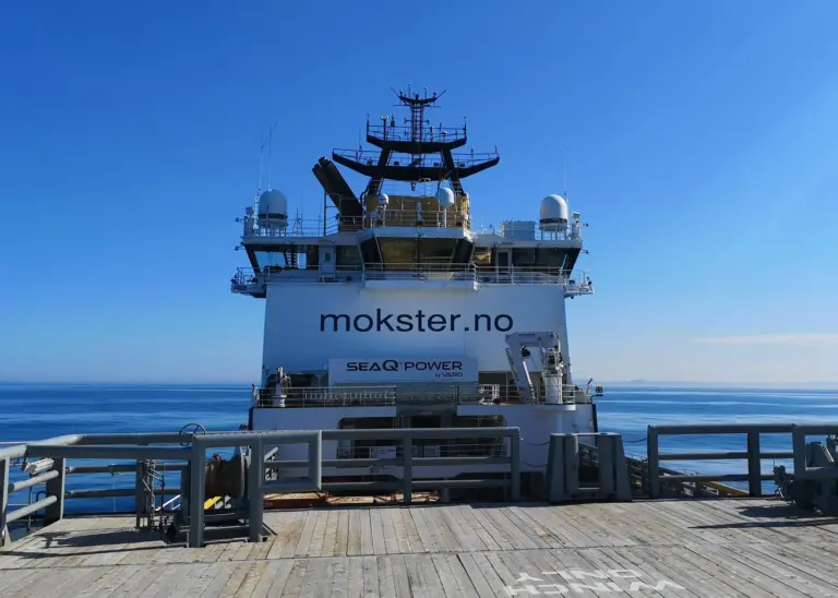 The ‘Stril Barents’ has been fitted with a Vard Electro SeaQ ESS and shore connection Photo: VARD