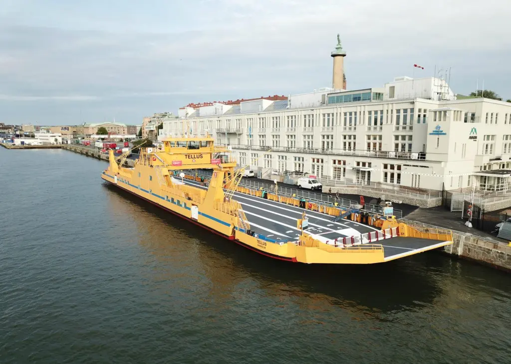 The electric-hybrid ‘Telllus’ is powered by Volvo Penta gensets Photo: Volvo Penta
