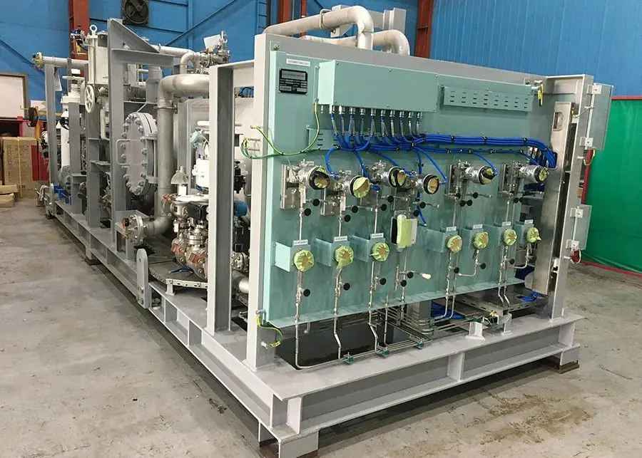 Mitsubishi's LNG fuel supply system Photo: MHI