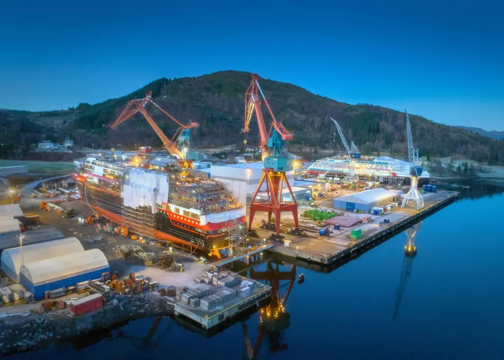 Kleven Verft in 2018. (Courtesy of Kleven Verft. Credit: Per Eide)
