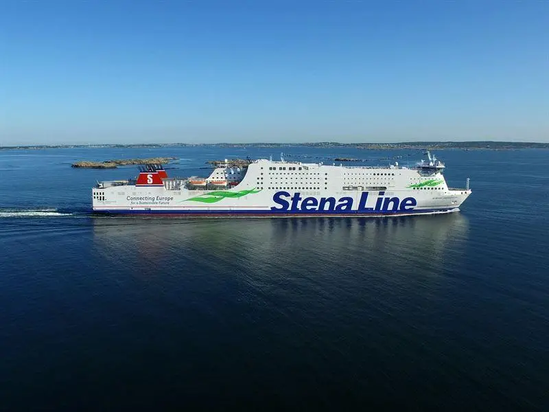 Stena Germanica, the world's first methanol powered commercial vessel. (Picture courtesy of Stena Line)