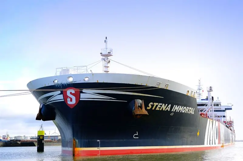 Stena Bulk's Stena Immortal completed a trial of GoodFuel's biofuel in April. (Picture courtesy of Stena Bulk)