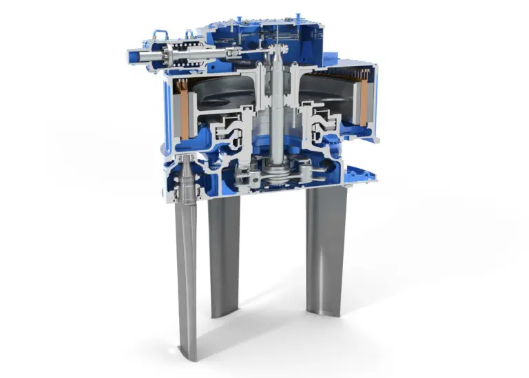 Voith's new eVSP uses a permanent-magnet synchronous motor as its main drive. (Image courtesy of Voith)