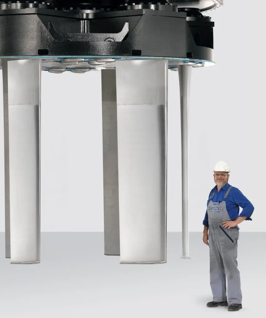 The permanent magnet design was rescaled to meet the largest eVSP requirements. Photo: Voith