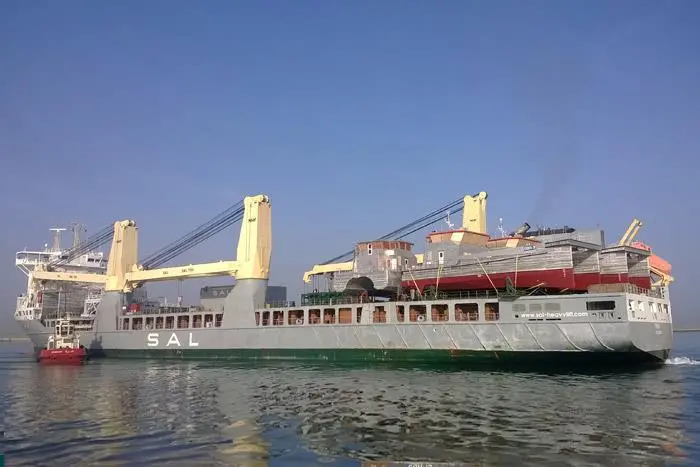 FuelSave is fitting its FS+ kit on six cargo vessels for SAL Heavy Lift, starting with the ‘MV Trina’. Photo: SAL