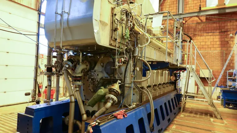 Bergen Engines began tests on its test engine (pictured) in January, with immediate positive results.
