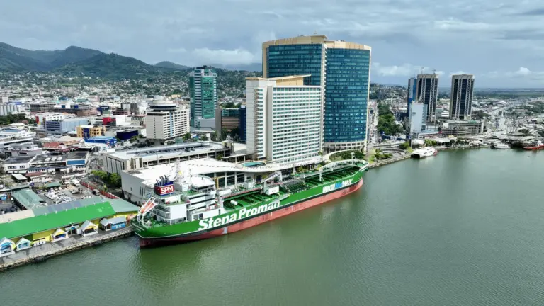 Proman Stena Bulk Ltd completed the naming ceremony for its first methanol-fuelled IMOIIMeMAX vessel, Stena Pro Patria, in Trinidad and Tobago on 23 November 2022.