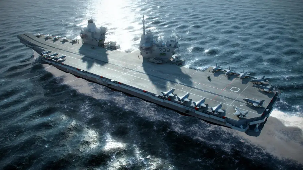 Artist impression of the Queen Elizabeth class aircraft carriers