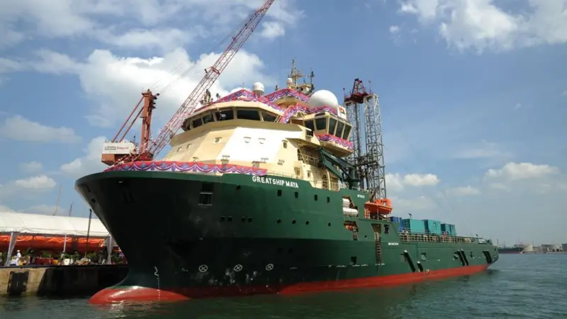 Greatship Maya is the first vessel that Keppel Singmarine has built for Greatship.