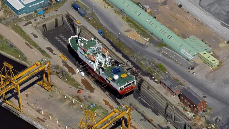 Leith drydock is part of the expansion plans at Dales Marine Services