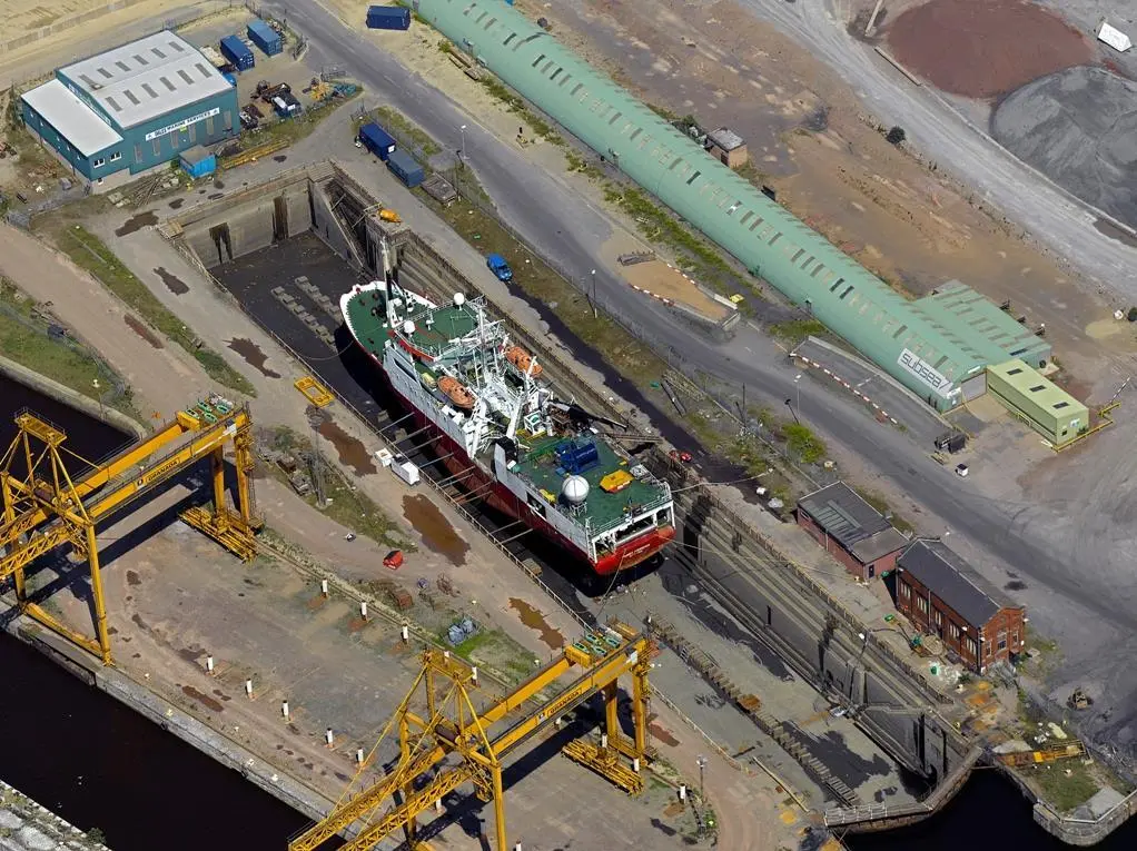 Leith drydock is part of the expansion plans at Dales Marine Services
