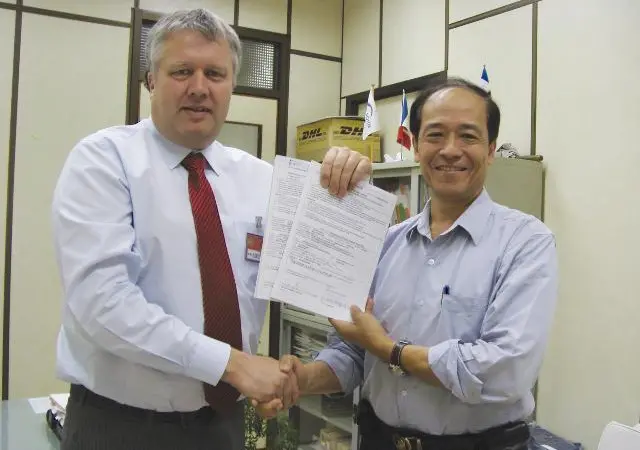 Signing of the contract