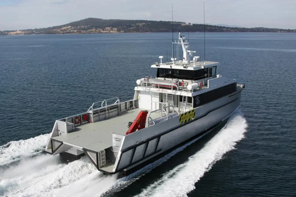 The recently delivered offshore utility catamaran vessel Limitless